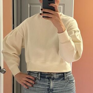 Balloon sleeve sweatshirt